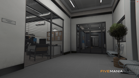 FIVEM Mission Row Police Department | Detailed Police Station MLO | Interior & Exterior | Offices | Cells | Interrogation Rooms | Add-On | Optimized | Fivem Ready | High Quality — image 10