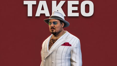 Takeo | Male Ped | Multiple Outfits | Optimized & Fivem Ready [Add-On] cover