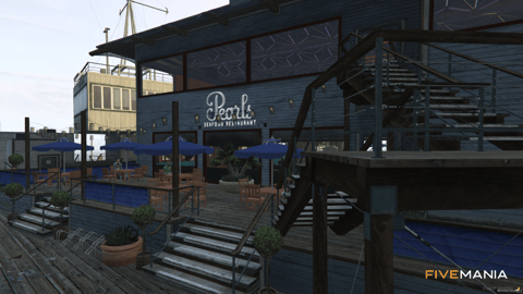 FIVEM Pearls Lounge | Coastal Seafood Restaurant & Lounge MLO | Interior & Exterior | Outdoor Seating | DJ Booth | Add-On | Optimized | Fivem Ready | High Quality — image 11