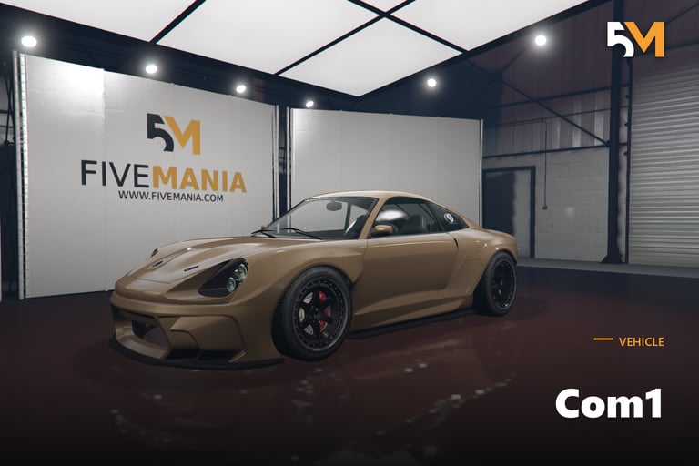 FIVEM Com1, Realistic Sports Car [Unbadged] Add-On