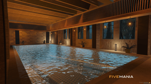 FIVEM Grove Street Lake | Multi-Purpose Waterfront MLO | Gym & Office | Outdoor Lounge | Amphitheater & Beach | Add-On | Optimized | Fivem Ready | High Quality — image 17