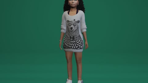 Naomi | Female Teen Ped | Multiple Outfits | Optimized & Fivem Ready [Add-On] — image 5