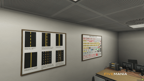 FIVEM Driving School | Functional Business MLO | Interior & Exterior | Classrooms & Offices | Add-On | Optimized | Fivem Ready | High Quality — image 7