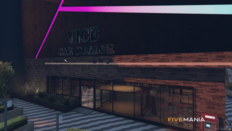 FIVEM Vice Car Dealer | Luxury Car Dealership MLO | Interior & Exterior | Modern Design | Showroom & Offices | Add-On | Optimized | Fivem Ready | High Quality — image 4