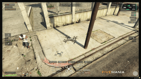 FIVEM SkyEye Police Drone | Advanced Police Drone Script | Target Tracking | Taser Functionality | Thermal Vision | Add-On | Optimized | Fivem Ready | High Quality, image 14