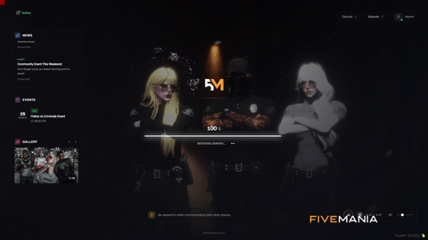FIVEM Loading Screen | Customizable Server Intro | Dynamic Backgrounds | News & Events Display | Music Player | Add-On | Optimized | Fivem Ready | High Quality, image 3