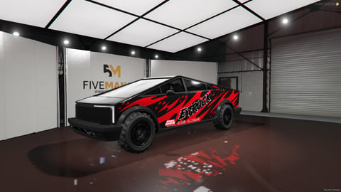 FIVEM E-Truck | Futuristic Electric Pickup [Unbadged] Add-On | Custom Liveries | Optimized | Fivem Ready | High Quality, image 3