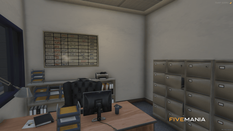 FIVEM Downtown Cab Co | Functional Taxi Company MLO | Interior & Exterior | Reception Area | Office Space | Garage | Add-On | Optimized | Fivem Ready | High Quality — image 10