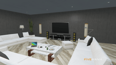 FIVEM Vinewood Mansion | Luxury Modern Estate | Interior & Exterior | Pool & Basketball Court | Add-On | Optimized | Fivem Ready | High Quality — image 8
