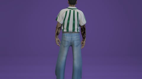 Hector | Male Ped | Multiple Outfits | Optimized & Fivem Ready [Add-On] — image 8