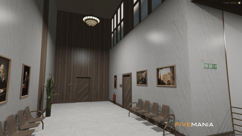 FIVEM Down Town Courthouse | Grand Legal MLO | Interior & Exterior | Offices & Waiting Areas | Add-On | Optimized | Fivem Ready | High Quality — image 11