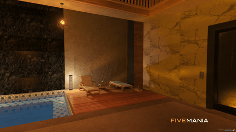 FIVEM Grove Street Lake | Multi-Purpose Waterfront MLO | Gym & Office | Outdoor Lounge | Amphitheater & Beach | Add-On | Optimized | Fivem Ready | High Quality — image 18