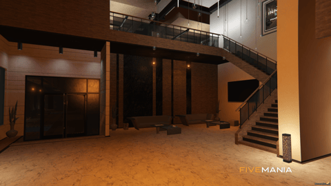 FIVEM Grove Street Lake | Multi-Purpose Waterfront MLO | Gym & Office | Outdoor Lounge | Amphitheater & Beach | Add-On | Optimized | Fivem Ready | High Quality — image 15