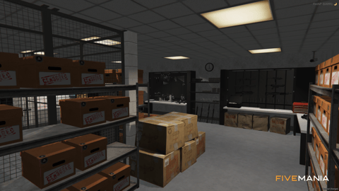 FIVEM Fib Bureau | Federal Investigation Bureau MLO | Interior & Exterior | Rooftop Access | Add-On | Optimized | Fivem Ready | High Quality — image 16