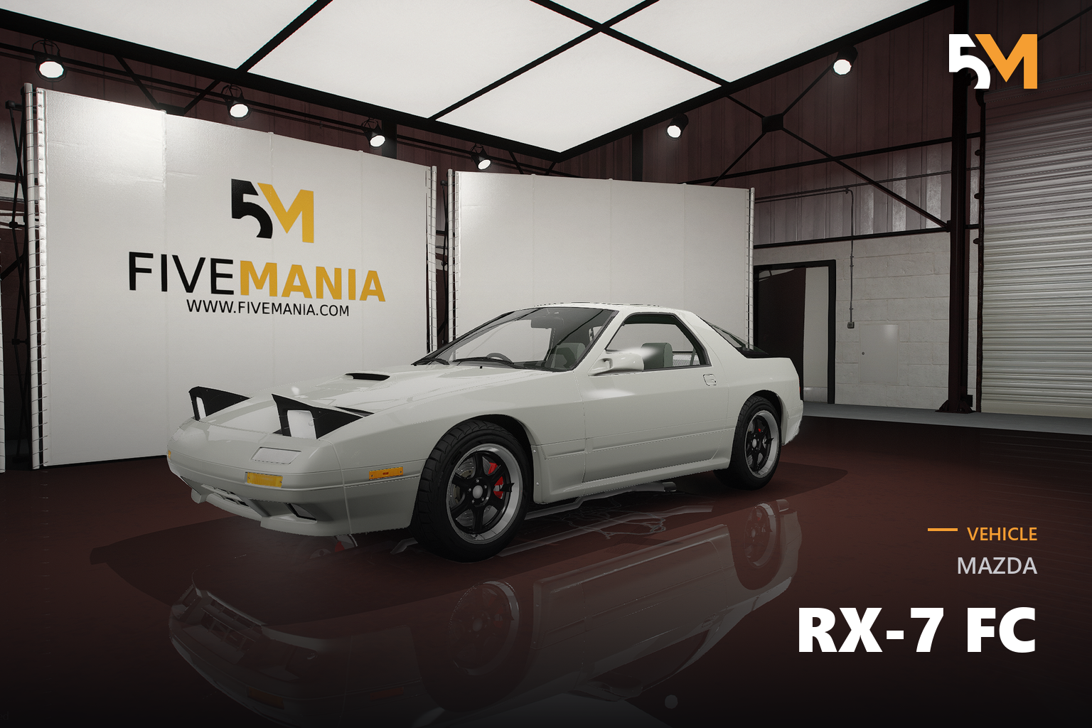 FIVEM Mazda RX-7 FC | Realistic Sports Car [Badged] Add-On | Interior & Exterior | Optimized | Fivem Ready | High Quality