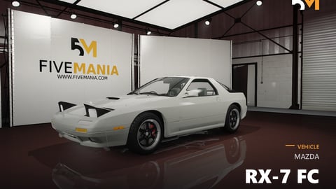 FIVEM Mazda RX-7 FC | Realistic Sports Car [Badged] Add-On | Interior & Exterior | Optimized | Fivem Ready | High Quality cover