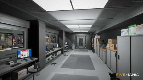 FIVEM La Puerta Lspd | Lore-Friendly Police Station MLO | Interior & Exterior | Shooting Range | Detention Cells | Conference Room | Add-On | Optimized | Fivem Ready | High Quality — image 12