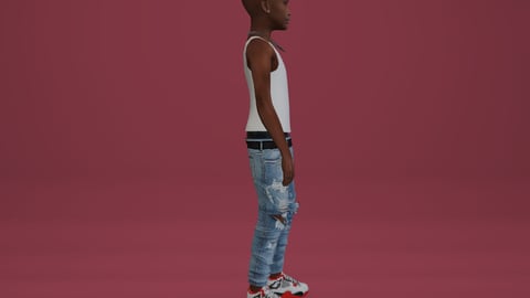Finn | Male Teen Ped | Multiple Outfits | Optimized & Fivem Ready [Add-On] — image 7