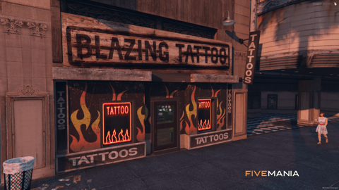 FIVEM Vinewood Tattoo Shop Reworked | Modern Tattoo Parlor MLO | Interior & Exterior | Custom Props | Reception & Office | Add-On | Optimized | Fivem Ready | High Quality — image 2