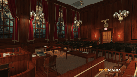 FIVEM Townhall V2 | Grand Government Building MLO | Interior & Exterior | Courtroom & Offices | Add-On | Optimized | Fivem Ready | High Quality — image 18