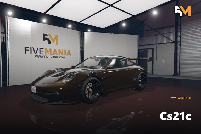 FIVEM Cs21c, Realistic Sports Car [Unbadged] Add-On