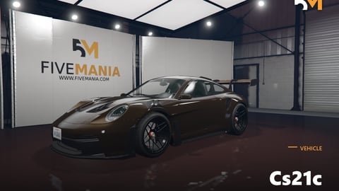 FIVEM Cs21c | Realistic Sports Car [Unbadged] Add-On | Interior & Exterior | Tuning Parts | Optimized | Fivem Ready | High Quality cover