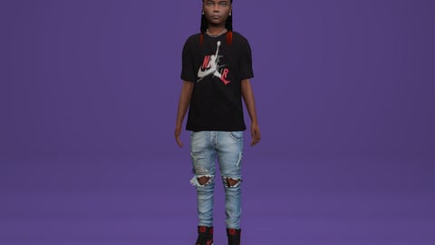 Ezra | Male Teen Ped | Multiple Outfits | Optimized & Fivem Ready [Add-On] — image 6