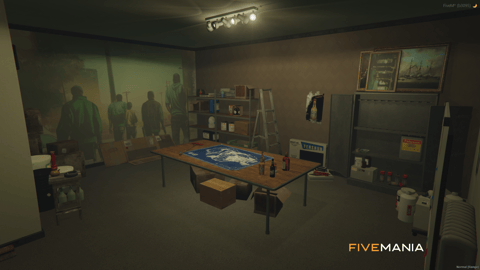 FIVEM Families Hideout | Gang Hideout MLO | Interior & Exterior | Bar & Pool Table | Add-On | Optimized | Fivem Ready | High Quality — image 6