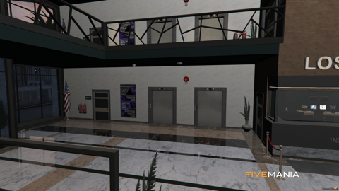 FIVEM Mission Row Police Department V3 | Comprehensive Police Station MLO | Interior & Exterior | Helipad | Multiple Offices | Add-On | Optimized | Fivem Ready | High Quality — image 9