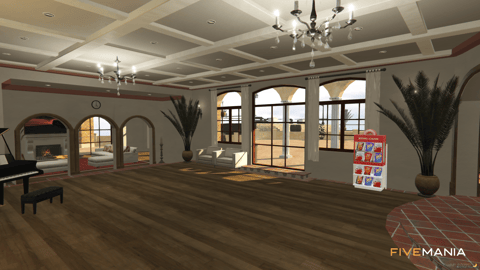 FIVEM Guru House | Luxury Estate MLO | Interior & Exterior | Bar & Dining Area | Custom Grounds | Add-On | Optimized | Fivem Ready | High Quality — image 11