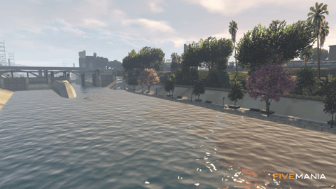 FIVEM Lossantosriver | Revitalized Map Edit | Landscaping & Seating Areas | Add-On | Optimized | Fivem Ready | High Quality — image 9
