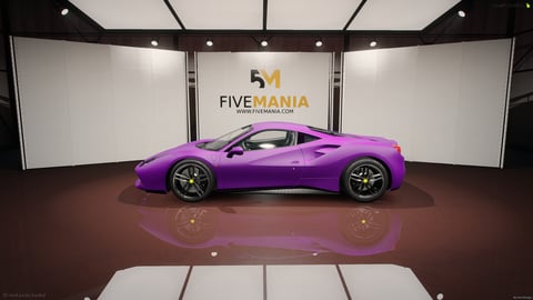 FIVEM 488mis | Realistic Sports Car [Unbadged] Add-On | Interior & Exterior | Working Lights | Add-On | Optimized | Fivem Ready | High Quality — image 7