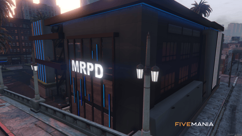 FIVEM Mission Row Pd V4 | Modern Police Station MLO | Interior & Exterior | Multiple Rooms | Control Room | Jail Cells | Add-On | Optimized | Fivem Ready | High Quality — image 4