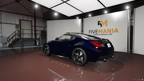 FIVEM Nissan 370Z | Realistic Sports Car [Unbadged] Add-On | Working Emergency Lights | Optimized | Fivem Ready | High Quality, image 8