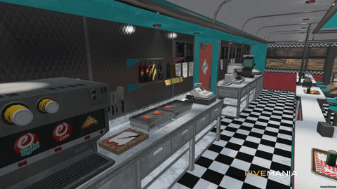 FIVEM Pops Diner | Retro American Diner MLO | Interior & Exterior | Full Kitchen | Seating Area | Add-On | Optimized | Fivem Ready | High Quality — image 5