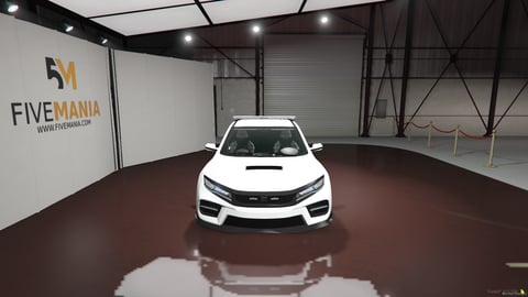 FIVEM Honda Civic Type R (FK8) | Lore Friendly EMS Vehicle Add-On | Working Emergency Lights | Custom Liveries | HQ Interior | Optimized | Fivem Ready | High Quality, image 4