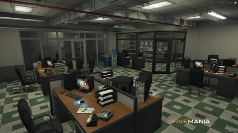 FIVEM Davis Sheriff Station | Detailed Police Station MLO | Interior & Exterior | Shooting Range | Jail Cells | Offices | Add-On | Optimized | Fivem Ready | High Quality — image 29