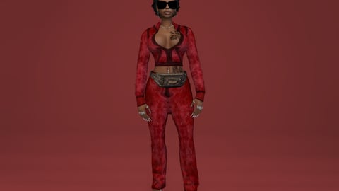 Vera | Female Ped | Multiple Outfits | Optimized & Fivem Ready [Add-On] — image 6