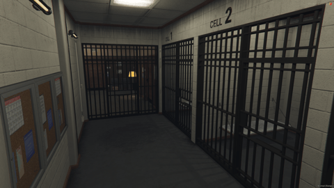FIVEM Sandy Sherif Department | Lore-Friendly Police Station MLO | Interior & Exterior | Jail Cells | Offices | Reception Area | Add-On | Optimized | Fivem Ready | High Quality — image 12