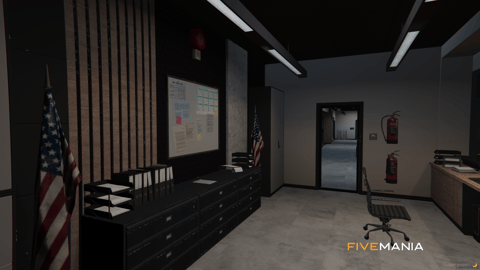 FIVEM Mission Row Police Department V2 | Enhanced Police Station MLO | Interior & Exterior | Modern Design | Detailed Offices | Garage | Add-On | Optimized | Fivem Ready | High Quality — image 21