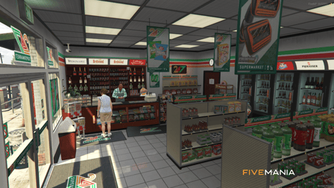 FIVEM 247 Shops | Multiple Convenience Store MLO Pack | Interior & Exterior | Custom Props | Multiple Locations | Add-On | Optimized | Fivem Ready | High Quality — image 4