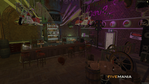 FIVEM Paleto Bar | Rustic Forest Bar MLO | Interior & Exterior | Custom Props | Add-On | Optimized | Fivem Ready | High Quality — image 6
