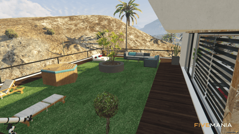 FIVEM Desert Mansion | Luxury Modern Estate | Interior & Exterior | Rooftop Patio | Outdoor Bar | Add-On | Optimized | Fivem Ready | High Quality — image 35