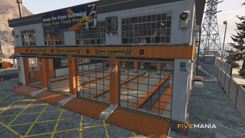 FIVEM Truck You Repairs | Massive Truck Repair MLO | Interior & Exterior | Multiple Bays | Office Space | Custom Props | Add-On | Optimized | Fivem Ready | High Quality — image 6