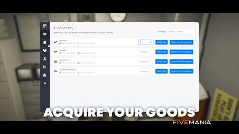 FIVEM Store Ownership Script | Advanced Business Management System | Employee Management | Store Upgrades | Banking System | Inventory | Add-On | Optimized | Fivem Ready | High Quality, image 20