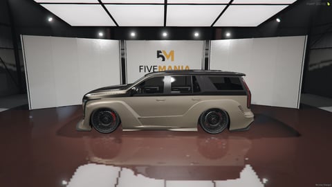 FIVEM Cavxl1b | Custom Tuned SUV [Unbadged] Add-On | Widebody Kit | Custom Rims | Lowered Suspension | Optimized | Fivem Ready | High Quality, image 7