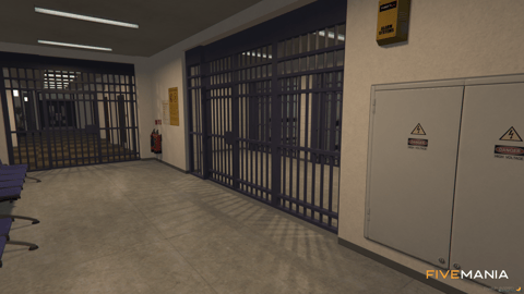 FIVEM Paleto Sherif | Detailed Sheriff's Office MLO | Interior & Exterior | Meeting Rooms | Jail Cells | Reception Area | Add-On | Optimized | Fivem Ready | High Quality — image 19