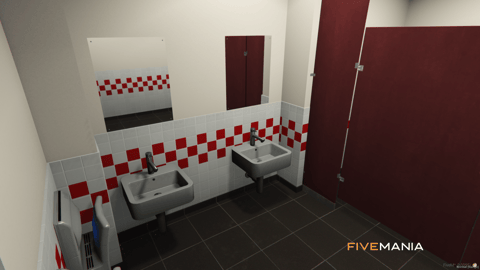 FIVEM Burger Shot Vespucci | Iconic Fast Food Restaurant MLO | Interior & Exterior | Full Kitchen | Dining Area | Staff Rooms | Add-On | Optimized | Fivem Ready | High Quality — image 14