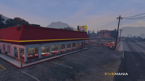 FIVEM Grapeseed Package | Multi-Location MLO Bundle | Police Station | Fast Food Diner | Rustic Office | Interior & Exterior | Add-On | Optimized | Fivem Ready | High Quality — image 39