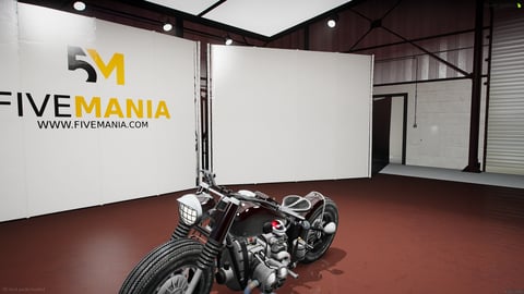 FIVEM Bm | Custom Cruiser Motorcycle [Unbadged] Add-On | Working Lights | High Quality Model | Add-On | Optimized | Fivem Ready | High Quality — image 3